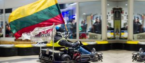 Sausio 13 d. kartodrome Kartlandas Kaunas