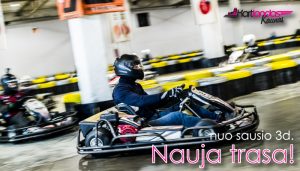 Kartlandas - nauja kartodromo trasa