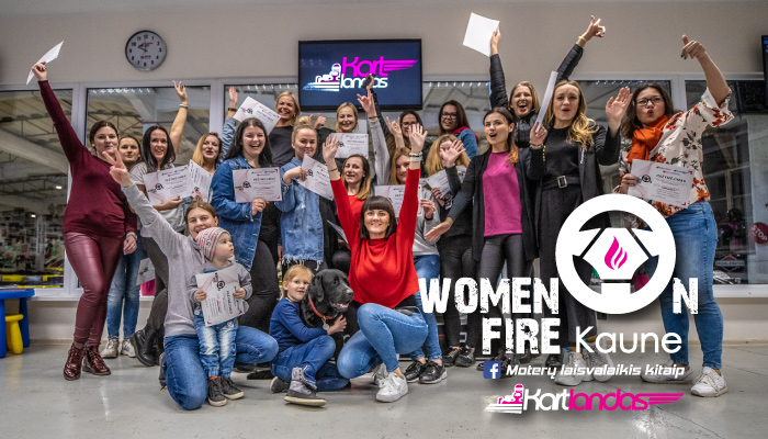 Women-on-fire-pramogos moterims - Kartlandas