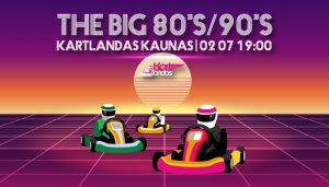 Kartingo varžybos_the big80s/90 Kartlandas