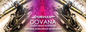 Kartlandas dovana vaziavimas kartingu